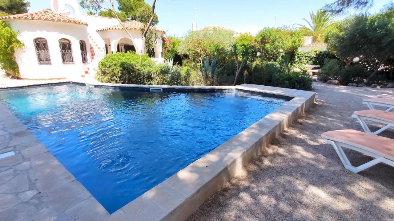 Villa Dos Calas - Bonita Villa De Estilo Rustico Y Piscina De Agua Salada ลาเมตยาเดมาร์ ภายนอก รูปภาพ