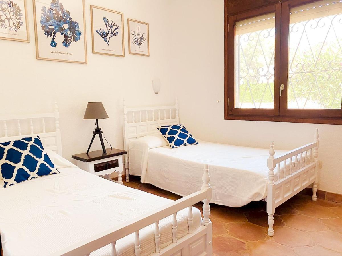 Villa Dos Calas - Bonita Villa De Estilo Rustico Y Piscina De Agua Salada ลาเมตยาเดมาร์ ภายนอก รูปภาพ
