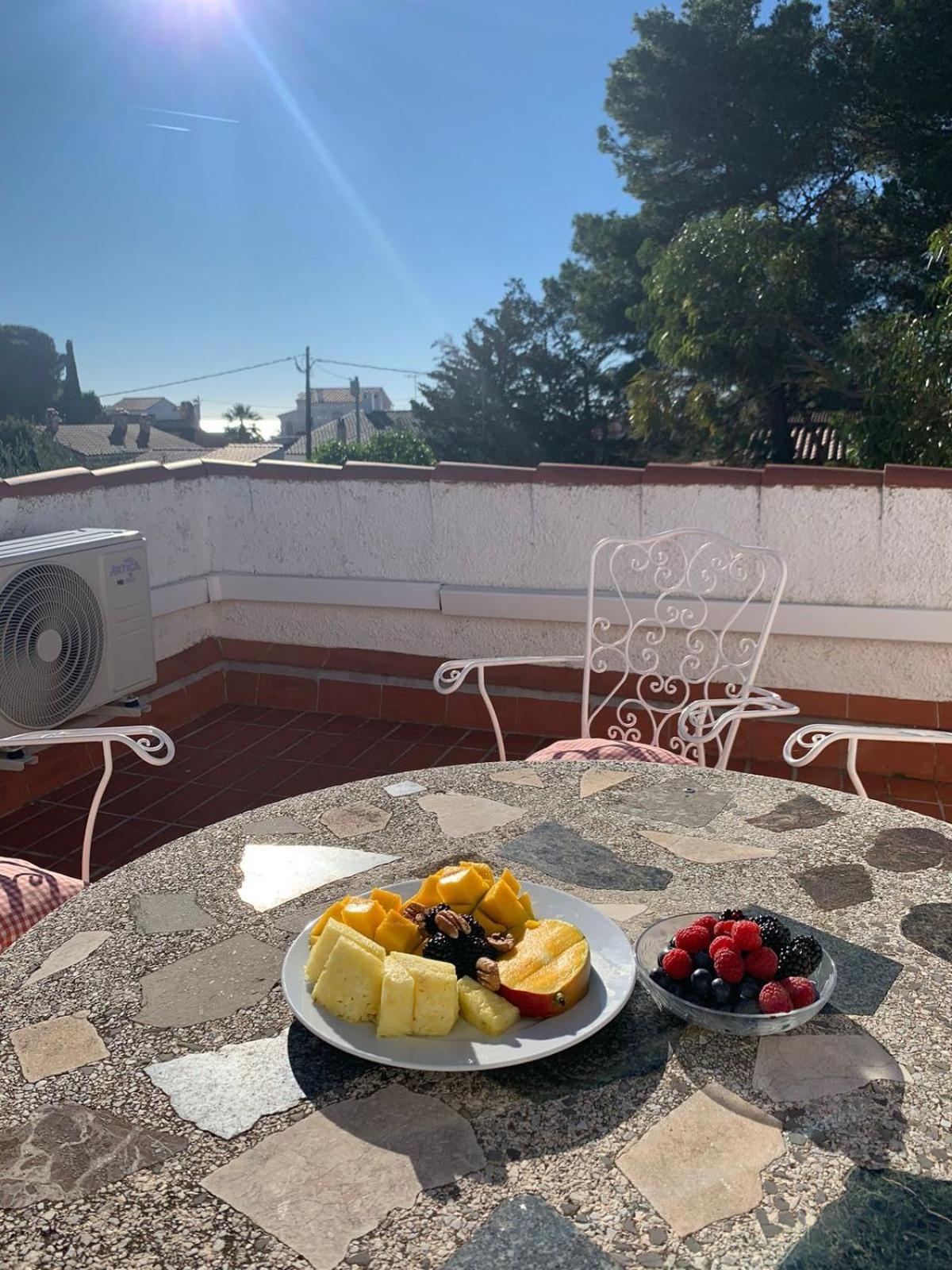 Villa Dos Calas - Bonita Villa De Estilo Rustico Y Piscina De Agua Salada ลาเมตยาเดมาร์ ภายนอก รูปภาพ